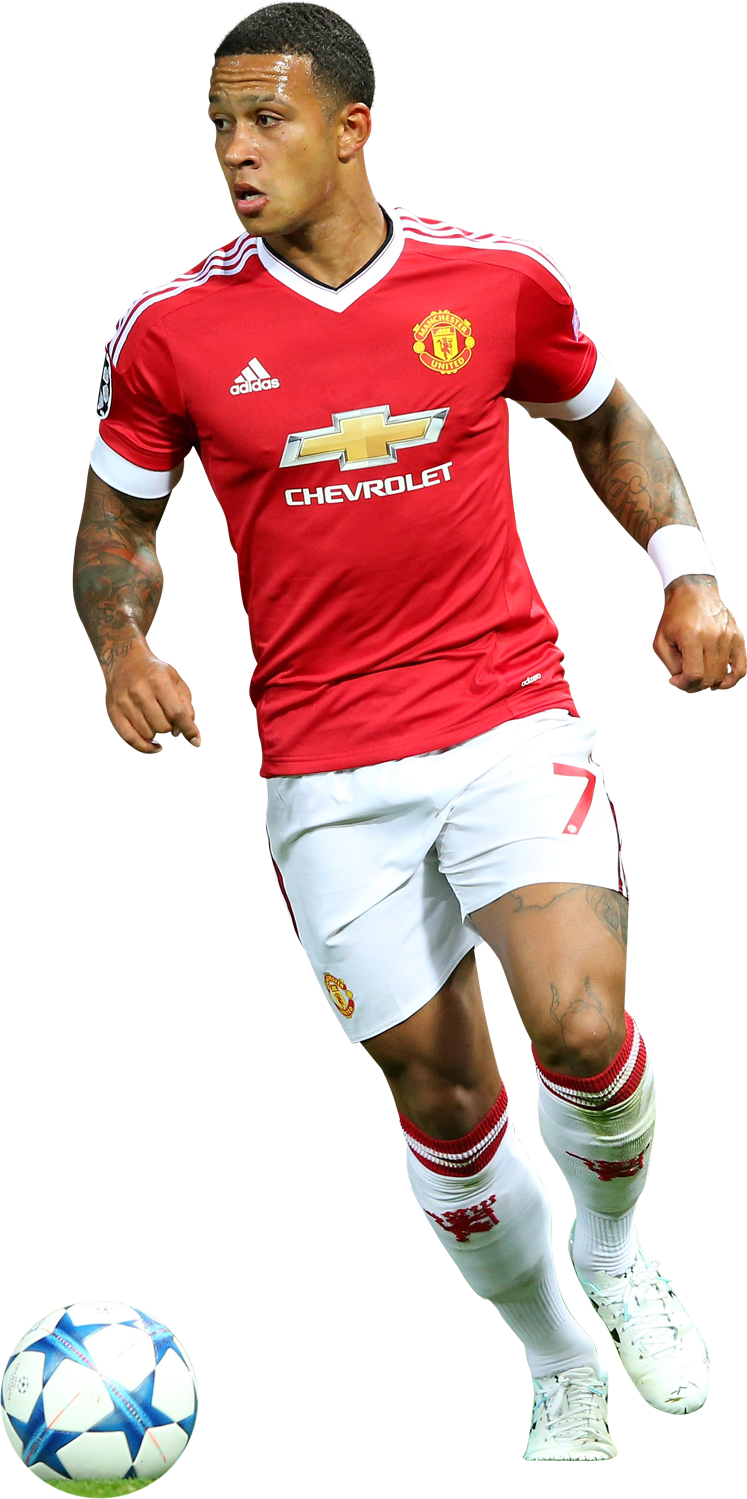 Memphis Depay render | Manchester United | FootyRenders.com