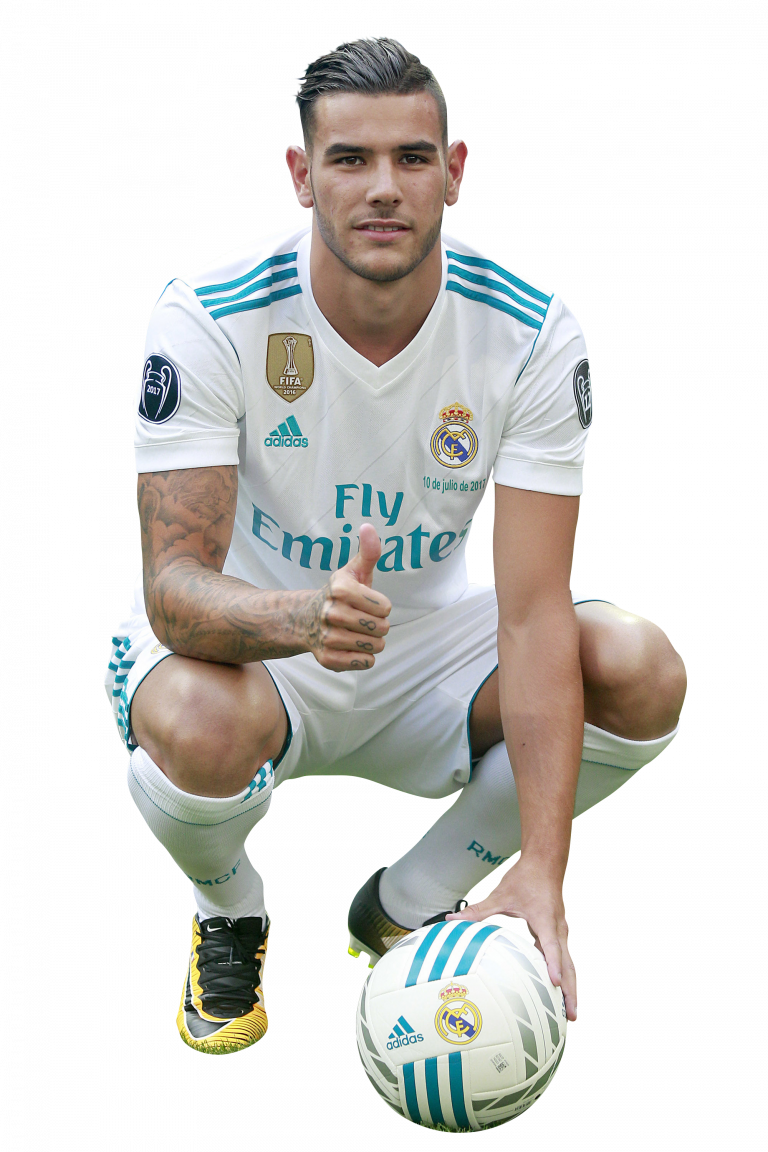 Theo Hernández Real Madrid football render FootyRenders