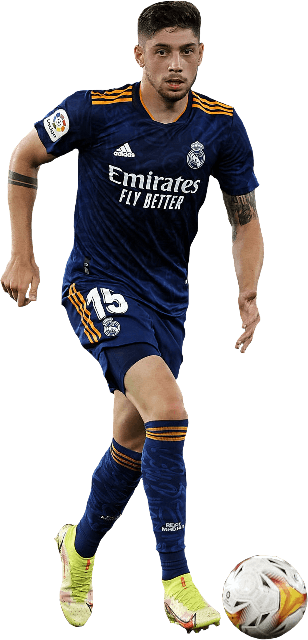 Federico Valverde Real Madrid Football Render Footyrenders