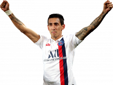 Ángel Di María Paris Saint-Germain football render - FootyRenders