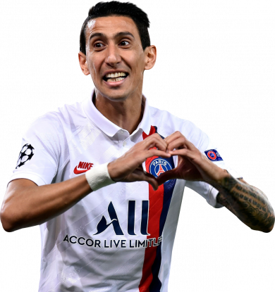 Ángel Di María Paris Saint-Germain football render - FootyRenders