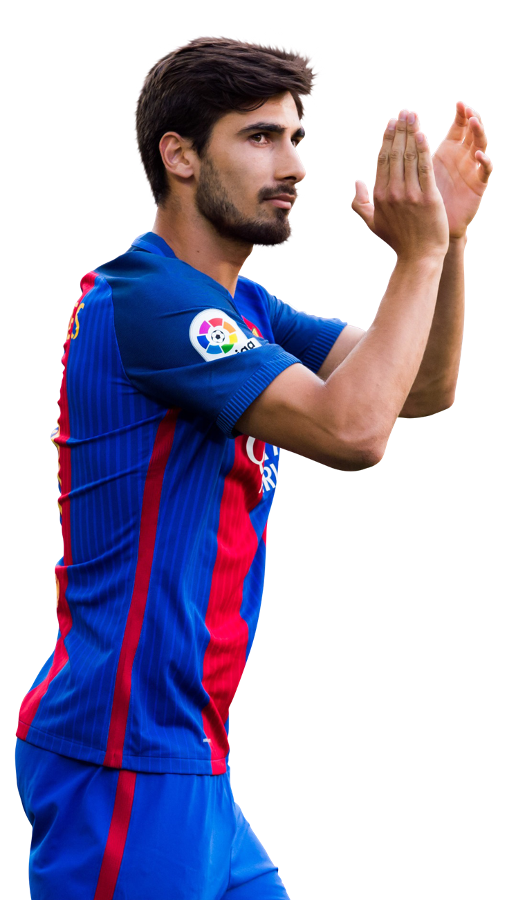 Andre Gomes Barcelona football render - FootyRenders