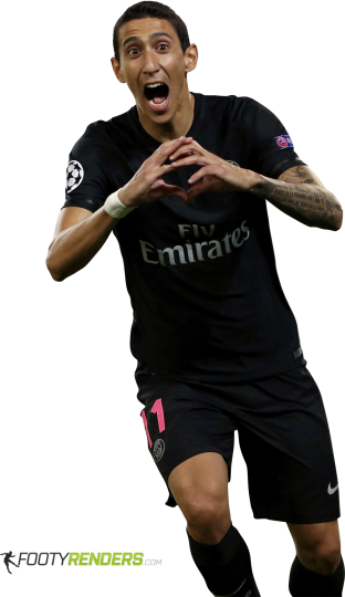 Angel Di Maria football render - FootyRenders