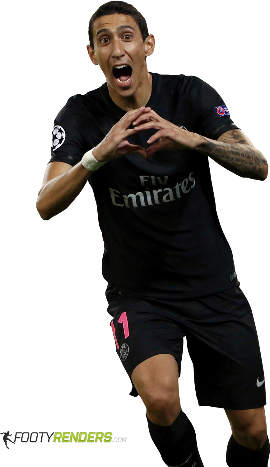 Angel Di Maria football render - 16315 - FootyRenders