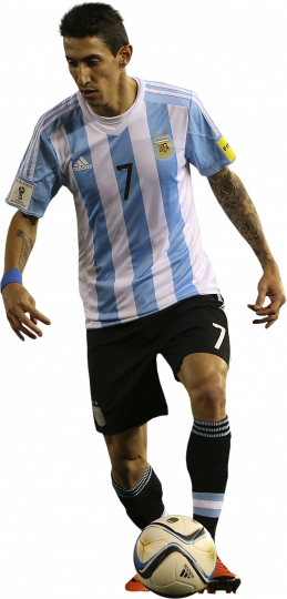 Angel Di Maria Argentina football render - FootyRenders