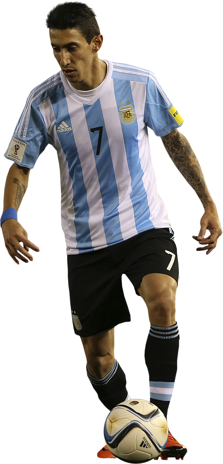 Angel Di Maria Football Render - 17211 - Footyrenders