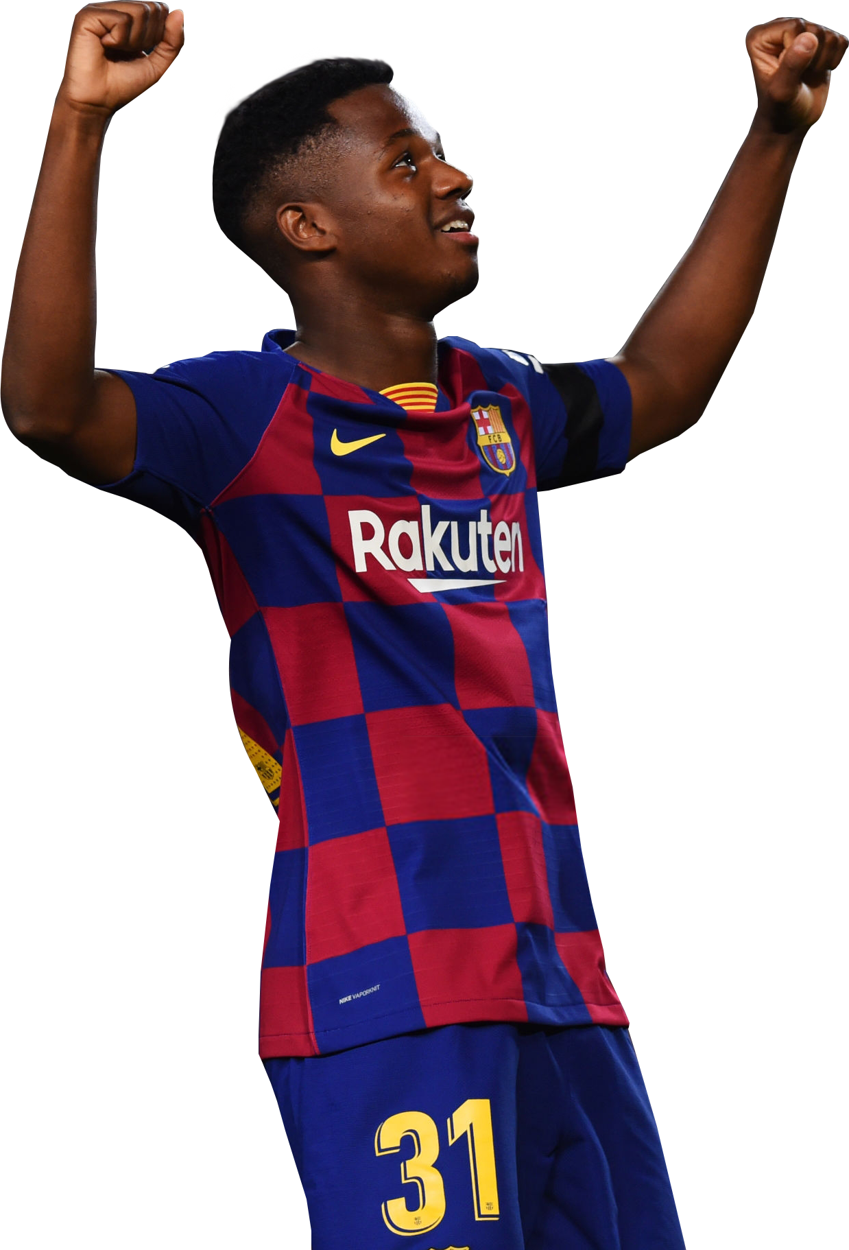 Ansu Fati football render - 62942 - FootyRenders