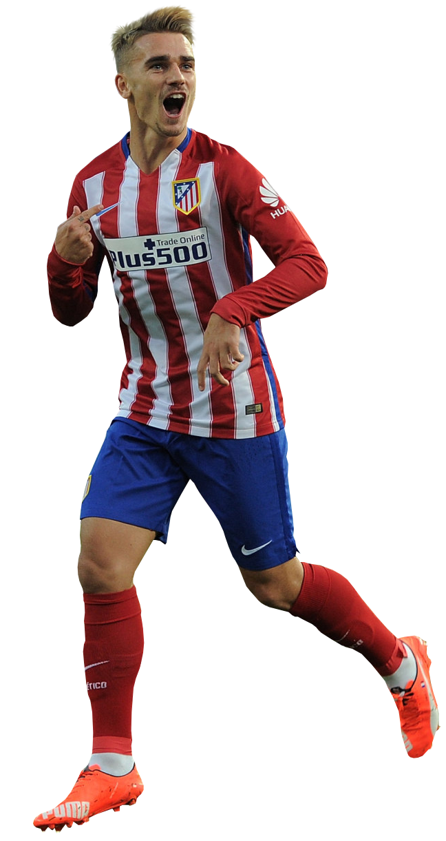 Antoine Griezmann football render - 16751 - FootyRenders