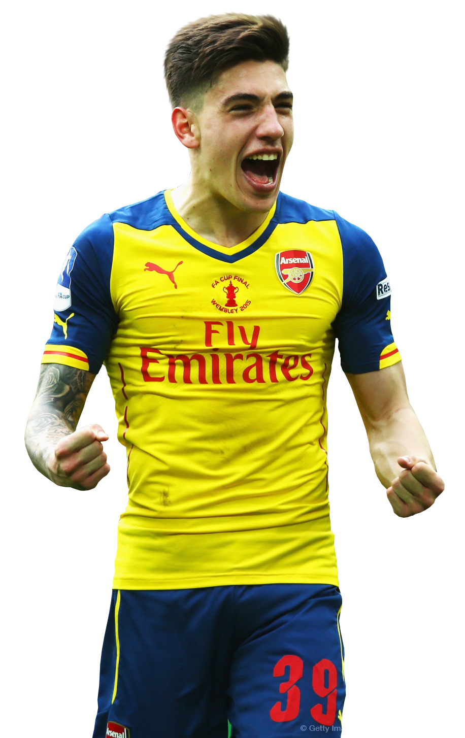 Hector Bellerin Arsenal football render - FootyRenders