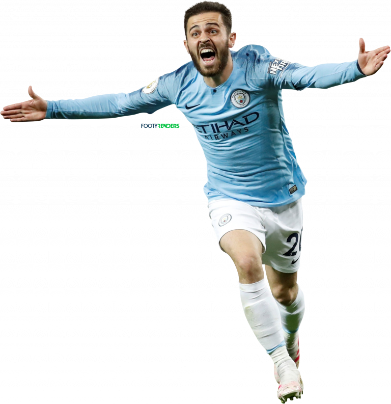 Bernardo Silva Manchester City football render - FootyRenders