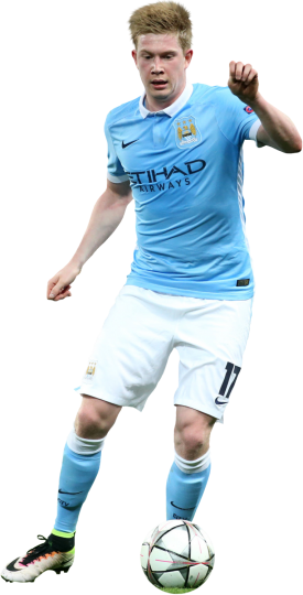 Kevin De Bruyne Manchester City football render - FootyRenders