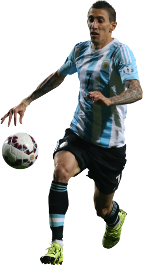 Angel Di Maria football render - 14845 - FootyRenders