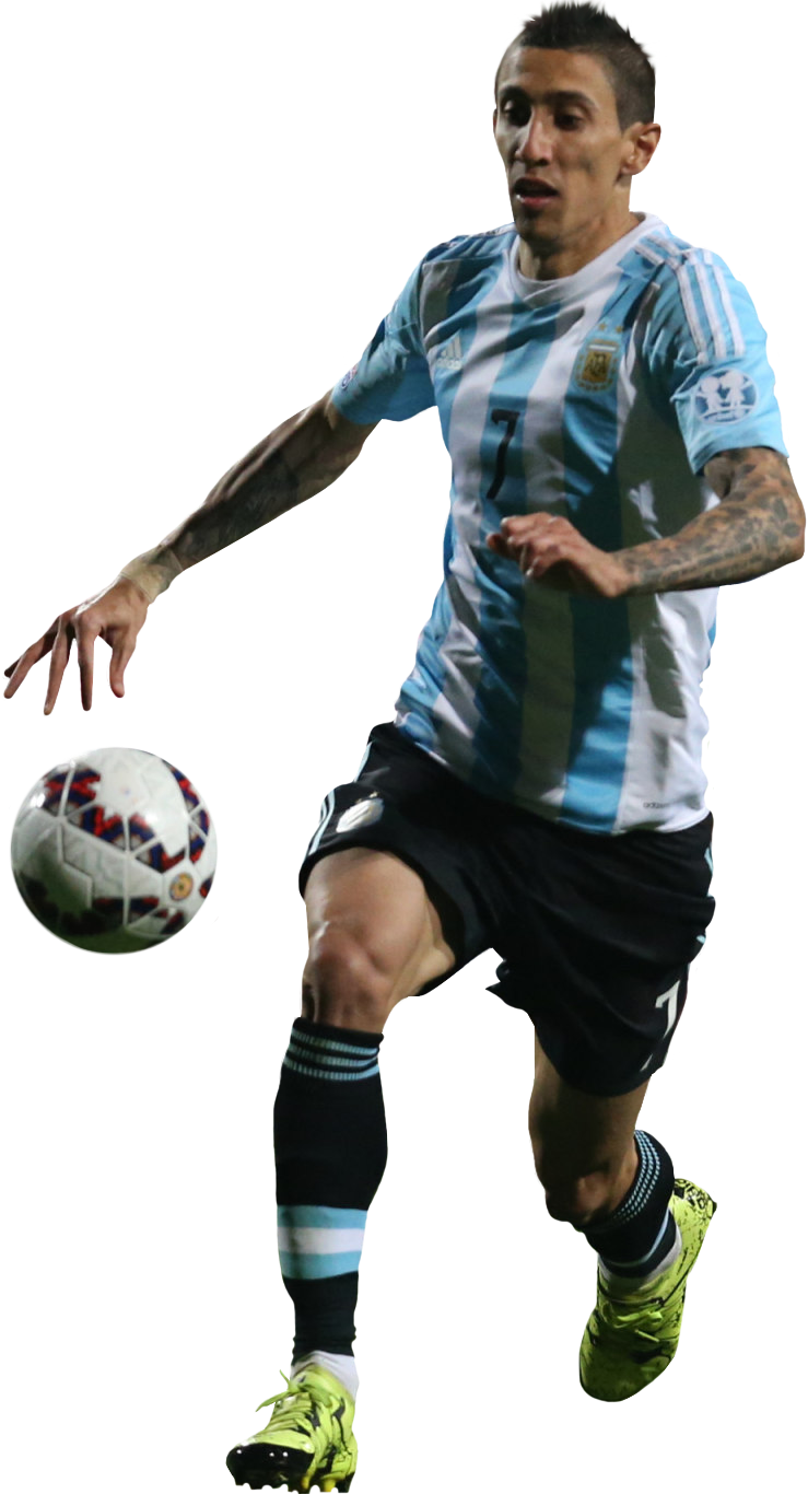 Angel Di Maria football render - 14845 - FootyRenders