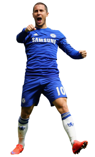 Eden Hazard football render - FootyRenders