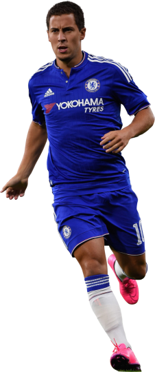 Eden Hazard football render - FootyRenders