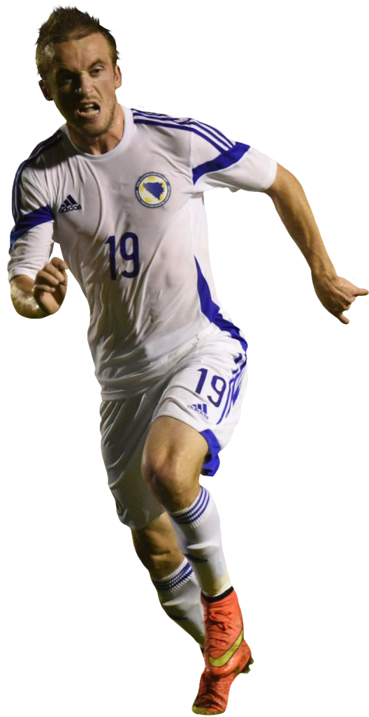 Miralem Pjanic Bosnia and Herzegovina football render - FootyRenders