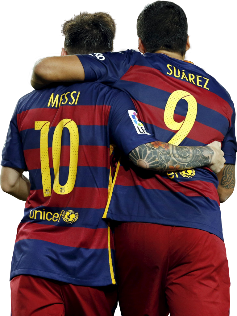 Lionel Messi And Luis Suarez Football Render 20332 Footyrenders