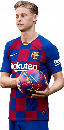 Frenkie de Jong Barcelona football render - FootyRenders