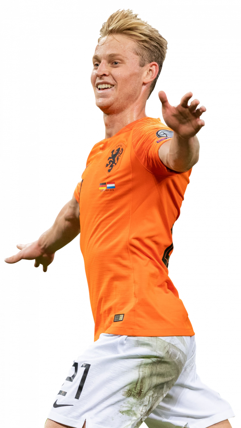 Frenkie de Jong football render - 59058 - FootyRenders