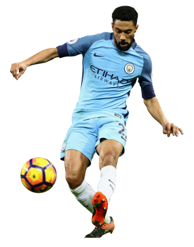 Gaël Clichy Manchester City football render - FootyRenders