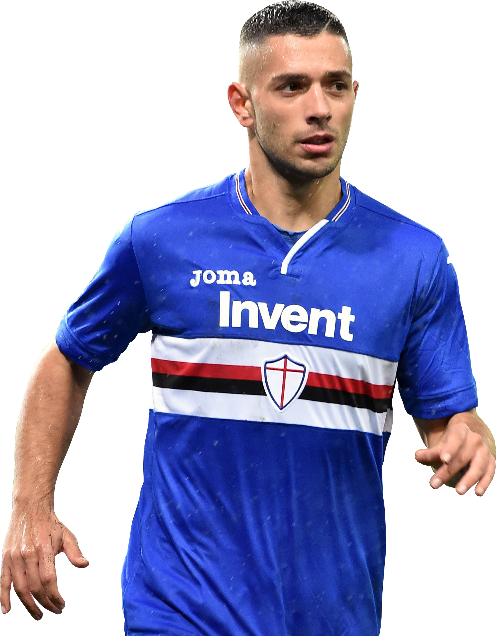 Gianluca Caprari Sampdoria football render - FootyRenders