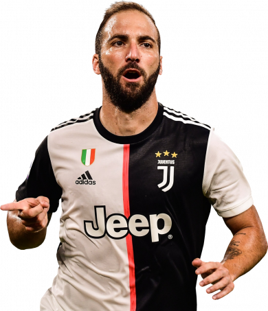 Gonzalo Higuaín Juventus football render - FootyRenders