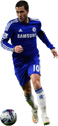 Eden Hazard football render - FootyRenders