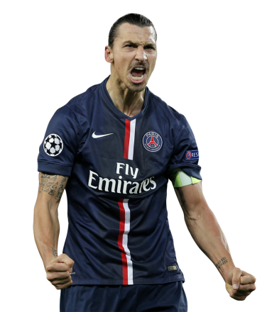 Zlatan Ibrahimovic football render - 9998 - FootyRenders