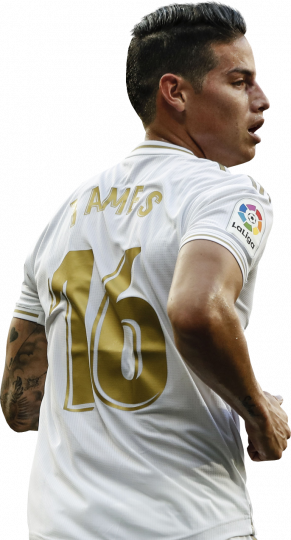 James Rodríguez Real Madrid football render - FootyRenders