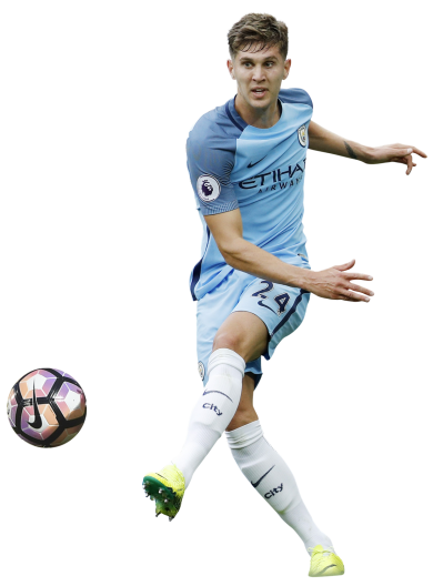 John Stones Manchester City football render - FootyRenders