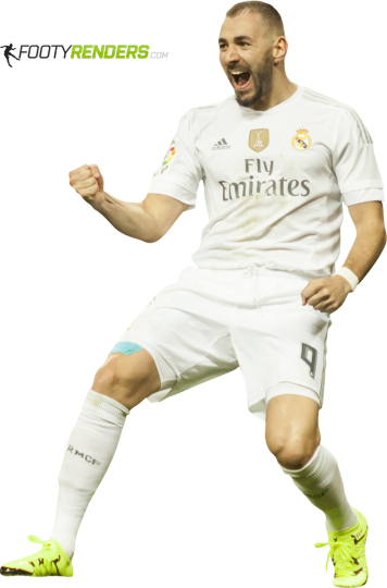 Karim Benzema football render - FootyRenders