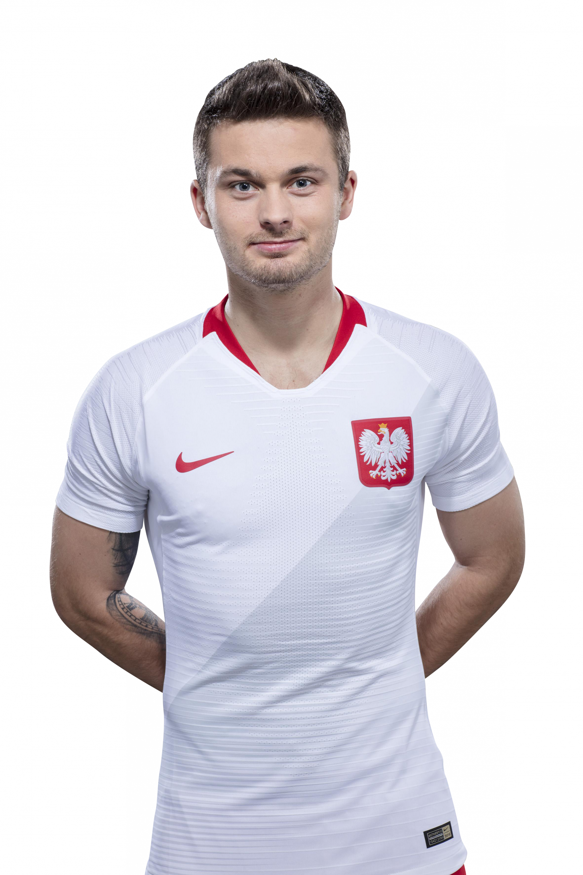 Karol Linetty Poland football render - FootyRenders