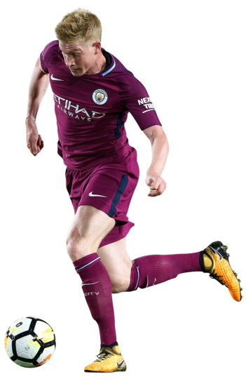 Kevin De Bruyne Manchester City football render - FootyRenders