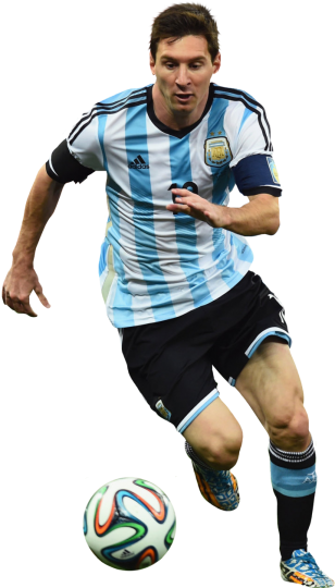 Lionel Messi football render - FootyRenders