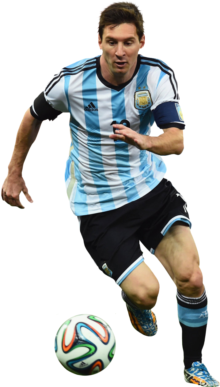 Lionel Messi football render - 6037 - FootyRenders