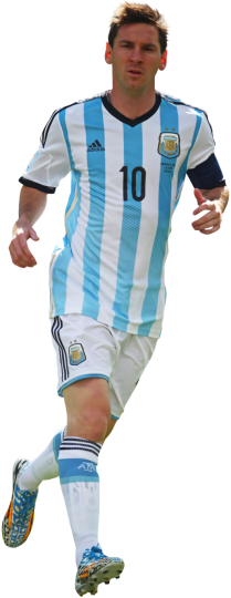 Lionel Messi football render - 5394 - FootyRenders