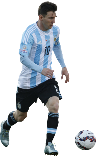 Lionel Messi football render - FootyRenders