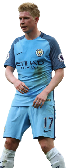 Kevin De Bruyne Manchester City football render - FootyRenders