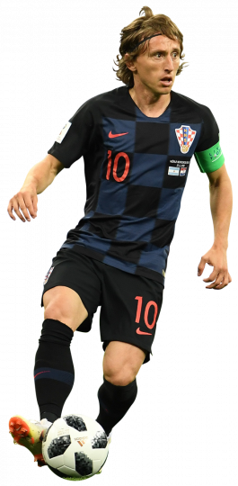 Luka Modric Croatia football render - FootyRenders