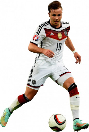 Mario Götze football render - FootyRenders