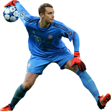 Manuel Neuer football render - FootyRenders