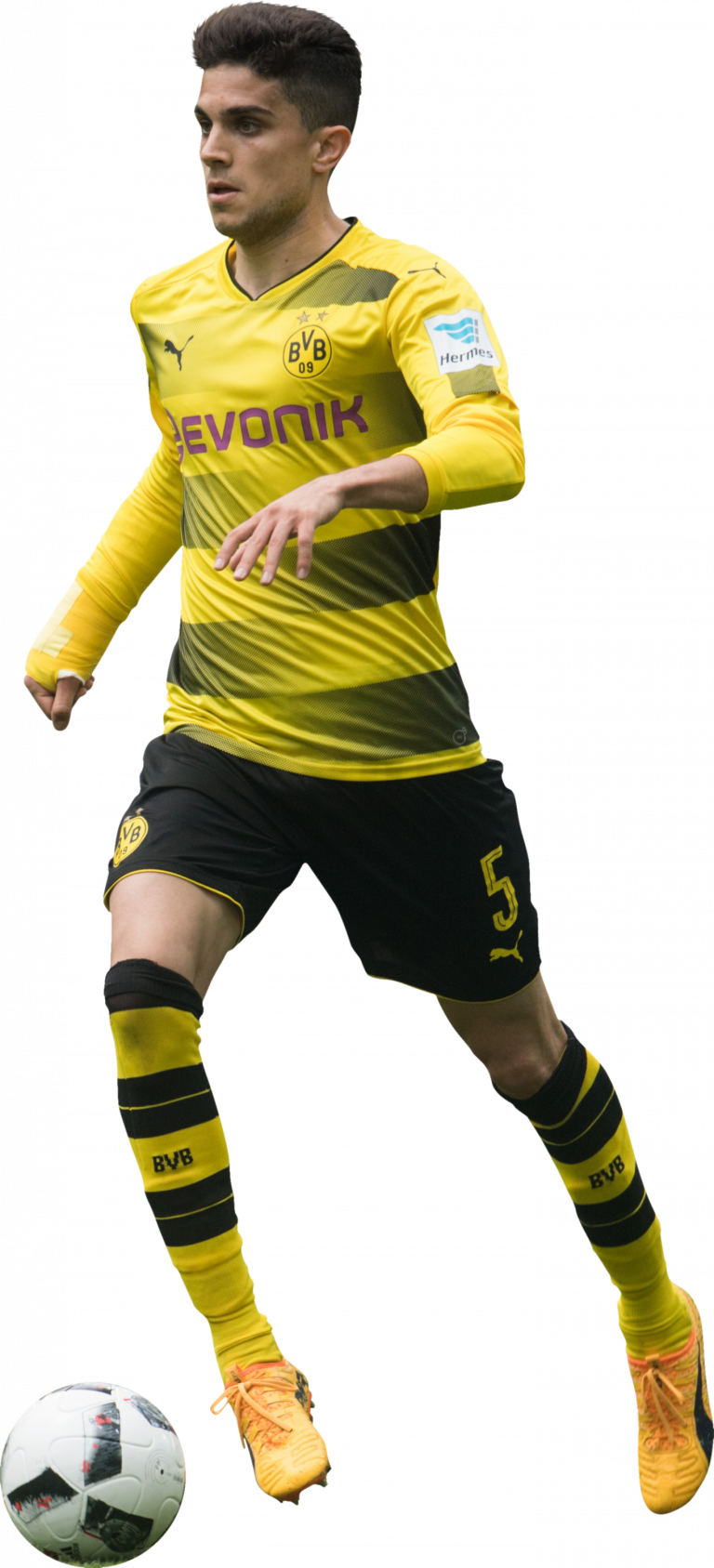 Marc Bartra Borussia Dortmund football render - FootyRenders