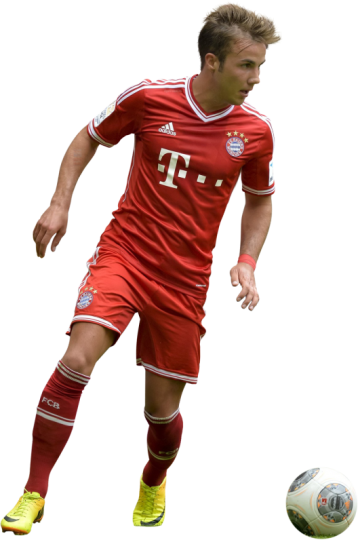 Mario Götze football render - FootyRenders