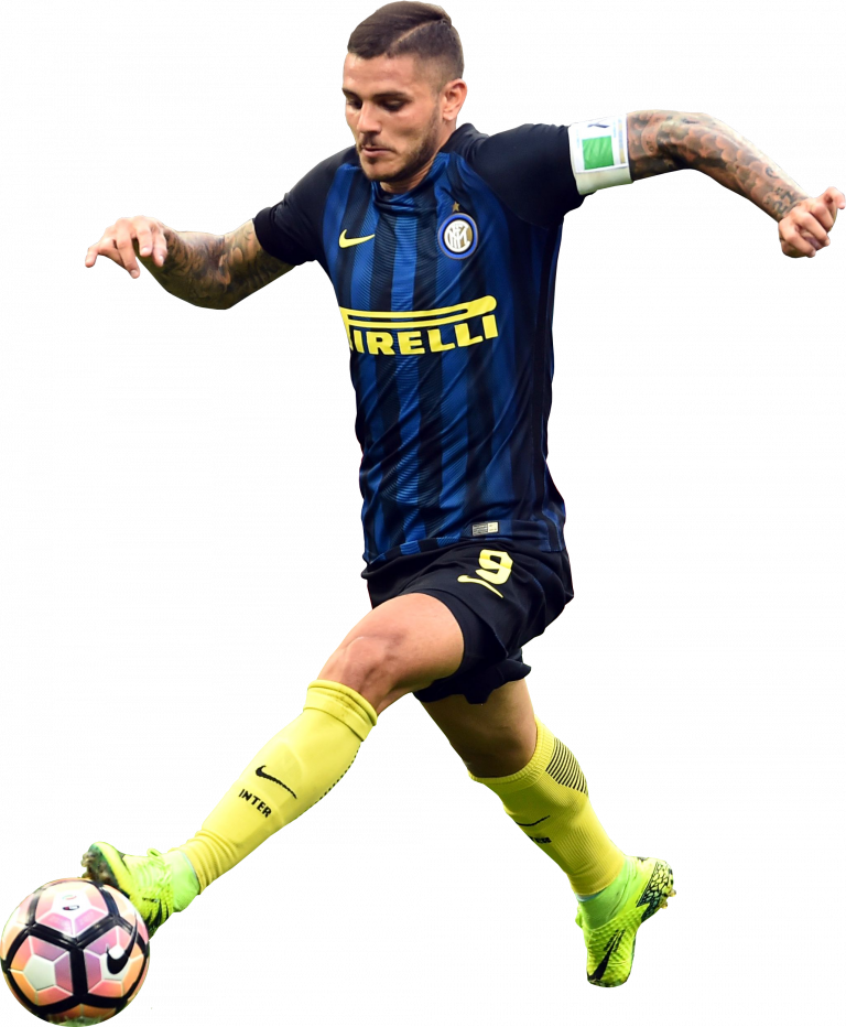 Mauro Icardi Inter football render - FootyRenders