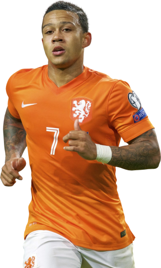 Memphis Depay football render - FootyRenders