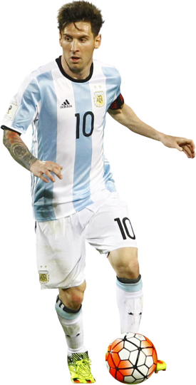 Lionel Messi Argentina football render - FootyRenders