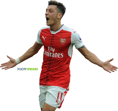 Mesut Özil Arsenal football render - FootyRenders