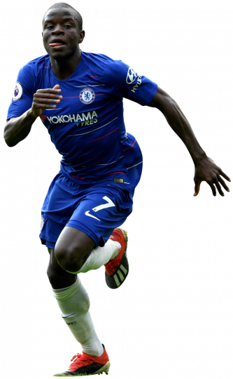 N'Golo Kanté Chelsea football render - FootyRenders