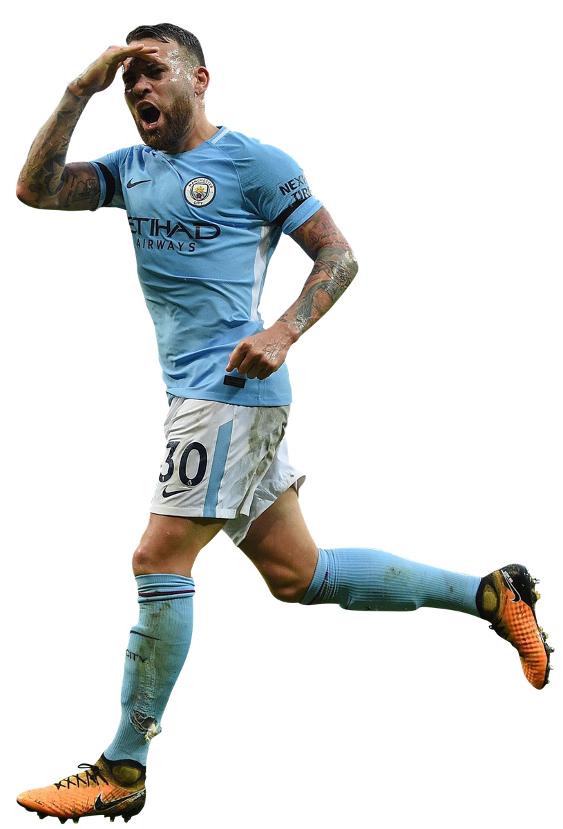 Nicolas Otamendi football render - 42543 - FootyRenders