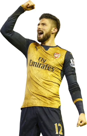 Olivier Giroud football render - FootyRenders